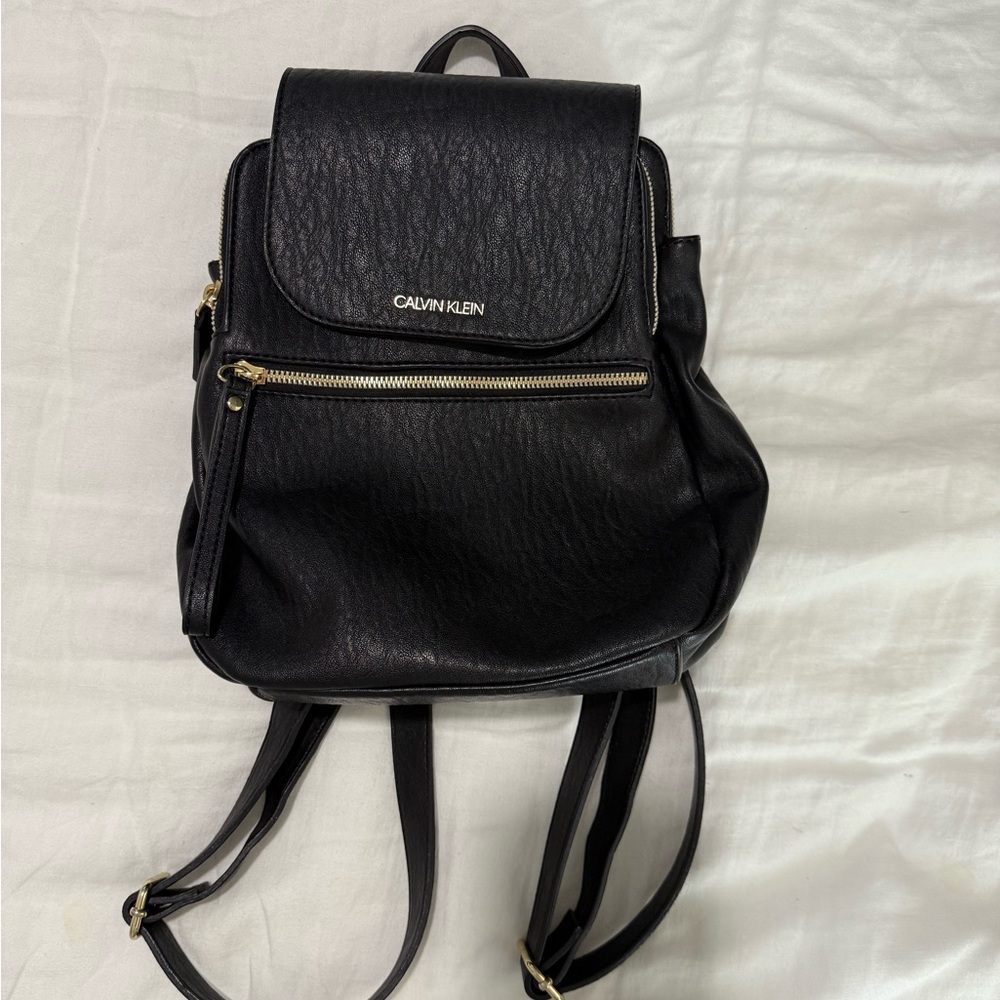 Calvin Klein Textured Black Backpack